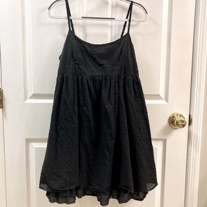 Xhilaration Black Swiss Dot Dress